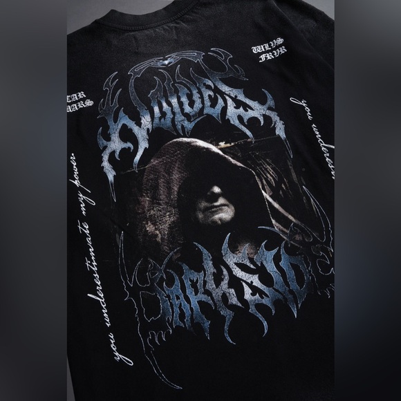 Rule The Galaxy “Premium” Oversized Tee in Black - Picture 9 of 10